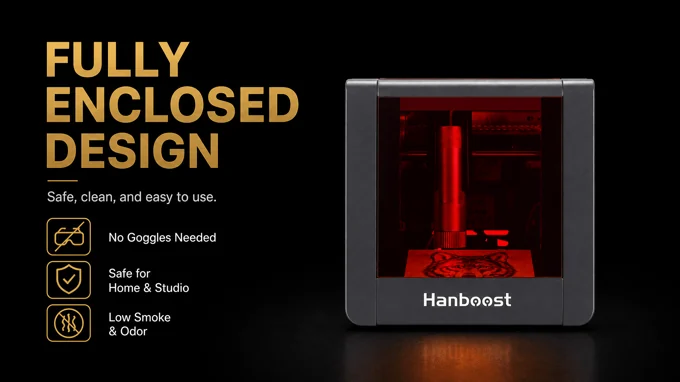 The fully enclosed Hanboost T1 with tinted viewing cover